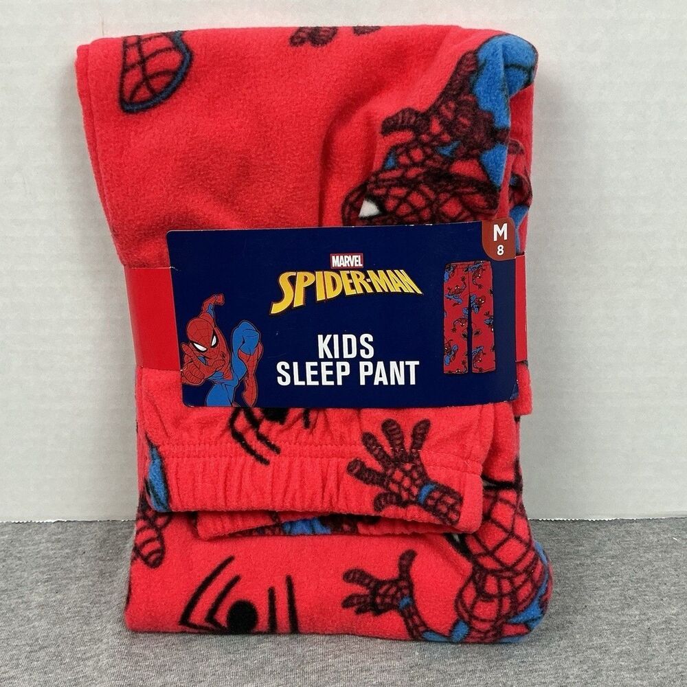 NWT Spider-Man Youth Sleep Pants Size Medium Size 8 Kids